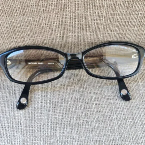 Michael Kors Glasses Black Frame MK256 52[]16 135 Eyeglasses Frame Eye Wear - Picture 3 of 11
